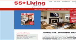 Desktop Screenshot of 55pluslivingguide.com